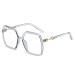 PARWANA Unbreakable Reading Glasses Anti Eye Strain Computer Readers Eyeglasses Flat Light Mirror Oversized for Women/Men +150 Transparent