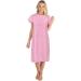 Abiha Labor and Delivery Gown - Short Pink Maternity Nightgown for Hospital Nursing - Buy Online on GoSupps.com