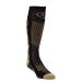 Farm to Feet Men's Park City Midweight Ski Socks Medium Black/Desert Tan