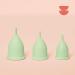 Divine Menstrual Cup - Soft MINT | Eco-Friendly & Comfortable | 1 Piece Pack - Buy Online on GoSupps.com