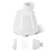 ZEKIRY Replacement Filter Housing, Compatible with PetSafe Drinkwell 1/2 Gallon, 1 Gallon, 2 Gallon, Pagoda, Avalon, Butterfly, Sedona, Seascape and Creekside, Seaside Pet Fountains, ABS 1 Housing