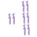 Angoily Eyelash Tool 8 Pcs Silicone Beauty Ruler Eyeshadow Eyebrow Stencils Aid Makeup Stencils Aid Cosmetic Beauty Tools