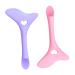 POPETPOP 2pi ces Applicateurs Silicone Pour Visage Et Eyeliner Outils Au Maquillage Multifonctionnels moyen couleur assortie