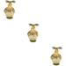 Dajidafu 3 Set of Decorative Glass Perfume Bottle Easy To Clean Wide Application Gifts Sturdy And Durable Decorative Perfume Bottle green green 3Set - Buy Online on GoSupps.com