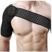 Neoprene Adjustable Breathable Gym Sports Care Single Shoulder Support Back Brace Guard Strap Wrap Belt Band Pads Black Bandage Men&Women