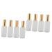 Beaupretty 8 Pcs Spray Perfume Bottle Empty Spray Bottle Glass Spray Bottle Empty Bottles Refillable Spray Bottle Refillable Storage Bottles Glass Sprayer Portable Spray Bottle Spray Bottles 14.2x4.4cmx2pcs Goldenx2pcs