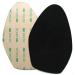 Stick-on suede soles for high-heeled shoes, with industrial-strength adhesive backing. Resole old dance shoes or convert your favorite heels to perfect dance shoes SUEDE-LA-r02 1 Pair Black