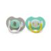 Moni pacifier 6+ round pacifier silicone PP 2 pieces from 6 months