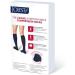 JOBST forMen Knee High Compression Socks - 30-40 mmHg Ribbed Dress Socks Closed Toe Large Tall Black - Best International Shipping - Buy Online on GoSupps.com