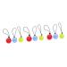 CLISPEED 9 Pcs Grip Strengthening Ball Power Balls Training Exercises Squeezeball Sport Fitness
