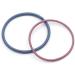 Kuou 100 PCS Elastic Hair Bands - 2mm Thickness, No Metal Ponytail Holders - Light Multicolor Hair Ties for Gentle Hold - Bulk Pack - Buy Online on GoSupps.com