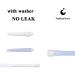 TopQuaFocus 2L Reusable Coffee Enema Bag Kit for Colon Cleanse - Clear Silicone Hose, 4 Tips, Enema Bag for Women - Buy Online on GoSupps.com