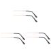 Kalafina 3 pairs of glasses tape replacement bars for glasses shine glasses screwdriver glasses replacement bars replacement glasses temple stirrup replacement glass frame men and women suite temple metal