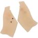 Milisten Fingerless Gloves with Thumb Splint - Elastic Silicone Wrist Support for Typing & Biking - 1 Pair - Buy Online on GoSupps.com