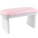 Nail Arm Rest for Acrylic Nail, Kalolary Professional Leather Manicure Hand Rest Cushion, Nail Arm Rest Stand for Nail Technician Nail Art Salon (Pink)