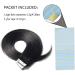 SEGO TAPE Extensions - 100% Remy Hair Adhesive Tape 24'' (61cm) - 20 Pieces + 10 Free Tapes Smooth Black #1 - Premium Quality Hair Extensions - Buy Online on GoSupps.com