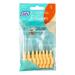 TEPE Interdental Brushes Orange Extra Soft (0.45mm) 1 x 8 Brushes 8 count (Pack of 1) Orange