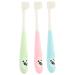 Foytoki 3 pieces children travel toothbrush children accessories toddler toothbrush old 3 12 children's accessories ergonomic toothbrush children's toothbrush manual toothbrush toddler