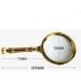 Magnifier Handheld Magnifier 10X Eldly Student Read Book Repair Optical Glass Lens Removable Handle Portable Metal Magnifying Glass Lofty Ambition - Buy Online on GoSupps.com