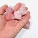 Natural Polished Rose Quartz Cube Tumbled Crystal Stones 10pc Obelisk - Buy Online on GoSupps.com
