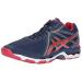 ASICS Men's Gel-Netburner Ballistic Mid Top Volleyball Shoes 6.5 Indigo Blue/Prime Red/Rich Gold