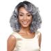BigBigMe Short Curly Grey Lace Wig for Women - European & American Styling - Natural Look - Buy Online on GoSupps.com