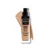Nyx Professional Makeup Can't Stop Won't Stop Full Coverage Foundation Long -lasting waterproof vegan formula matted complexion color: soft beige 07.5 Soft beige 30 ml (1 Pack)