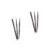 FOMIYES 2pcs 2 1 Eyebrow Pencil Waterproof Eyebrow Spoolie Brush Eyebrow Pencil Brush Makeup Triangle 3d 1 count (Pack of 1) As Shownx2pcs
