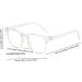 Blue Light Blocking Glasses Lightweight Blue Screen Glasses Anti Glare Glasses Computer Gaming Glasses for Women Men Clear - Buy Online on GoSupps.com