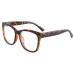 Zhuyiqz oversized reading glasses anti-blue light fashionable computer reader glare-free presbyopia glasses flat light mirror (color: bean-curd size: +0.00) +0.00 bean-curd