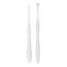 2 pieces of B schel-Zahnbrush the orthodontic toothbrush cleaning stains soft thin distance interdental for oral care white