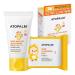 ATOPALM Zinc Mild Up Sun Cream SPF50+ PA++++ 65g  with Cleansing Pads  Dry Skin Moisturizing Sun Protection  Korean Mineral Sun Cream