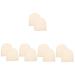 FRCOLOR 10 Pcs Cotton Loofah Shower Gloves Scrubber Bathing Exfoliating Mittens Body Spa Scrubbers Honeycomb Bath Mitts Bath Gloves Shower Exfoliating Gloves Cell Cotton Linen Bath Brush 19.5x14.5cmx5pcs As Shownx5pcs
