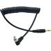 3.5mm Plug Male Flash PC Sync Coiled Cable 12 inch for Studio Photography - Buy Online on GoSupps.com