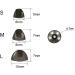 GN Resound Hearing Aid Domes Medium 8mm Open - 10 Pack Ear Tips Replacement - Buy Online on GoSupps.com