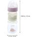 Toyvian Glass Baby Bottle with Slow Flow Anti-Colic Nipple - BPA Free, 240ml Pink Bottle for Milk Powder Storage - Buy Online on GoSupps.com