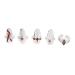 minkissy 1 Set Nail Ring Girls Ring Finger Tip Women Ring Rings for Women Ring for Women Nail Decor Jewels for Nails Red Suits Ladies Suits Personality Miss Zinc Alloy White Jewelry