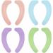 4 Pack Bathroom Toilet Seat Cover Pads - Portable, Washable & Reusable Cushion for Warmer Toilet Seats | FACOYONG - Buy Online on GoSupps.com