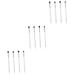 Baluue 12 Pcs Eye Make-up Brush Kit Eye Kits Pencil Brush Blush Brush Beauty Makeup Tool Makeup White
