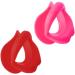 Lip Massager Silicone Lip Exerciser Facial Muscle Tightener Face Lift Mouth Stretcher Trainer Red - Buy Online on GoSupps.com