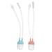 Healvian Baby Accessories 2pcs Nasal Aspirator Suction Plates for Nasal Cleaning Device Infant Booger Removers Baby Vacuum Pp Clearer Bulb Syringe