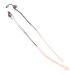 NHEISSCF glasses brackets glasses handles 1 pair of rimless glasses replacement arms 2-hole glasses brackets rhinestone-metal glasses repair parts pink unit size parent