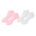 minkissy 4 Pairs Exfoliating Moisturizing Socks Features Socks for Women Cosmetic moisturizing Socks Heel Socks for Dry Cracked feet Toe spa Masks spa Socks Sebs Supplies Girl Foot