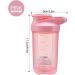 MigiftDy 500ml Protein Shaker Bottle with Mixer Ball | Safe Drinking Flip Cap | Pink Gym & Sports Supplement Cup - Buy Online on GoSupps.com