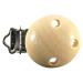 Natural Wood Pacifier Clip - Pollutant-Free Baby Clip | Custom Color & Quantity Available - Buy Online on GoSupps.com