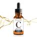 Organic Vitamin C Serum for Face - Anti Aging Brightening Serum with Hyaluronic Acid for Dark Spot Correction, Fine Lines & Wrinkles - Anti Wrinkle, Dark Circles, Age Spots, Pore Cleanser, Acne Scars - Buy Online on GoSupps.com