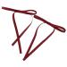 JSGHGDF Ribbon Hair Clip Long Ribbon Hairpins Sweet Hairclips Hair Barrettes for Women Side Styling Red pair