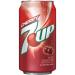 NWT 7UP Cherry Flavored Soda 12 FL Oz cans - (Pack of 12)
