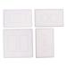 STOBOK 4pcs Switch Panel Mold Silica Gel Silicone Mold Epoxy As Shown 12.1X11.9X0.7CM