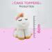 SugArt Unicorn Edible Cake Toppers | Handmade Animal Cake Decorations for Birthdays Easter Decorations or Baby Showers | Perfect on Fondant Butter Cream & Icing Sugar Cakes | Contains Food Colors - Buy Online on GoSupps.com